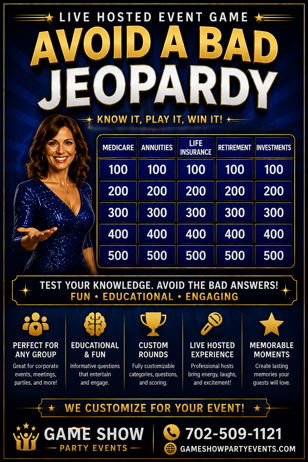 Avoid A Bad Jeopardy poster artwork